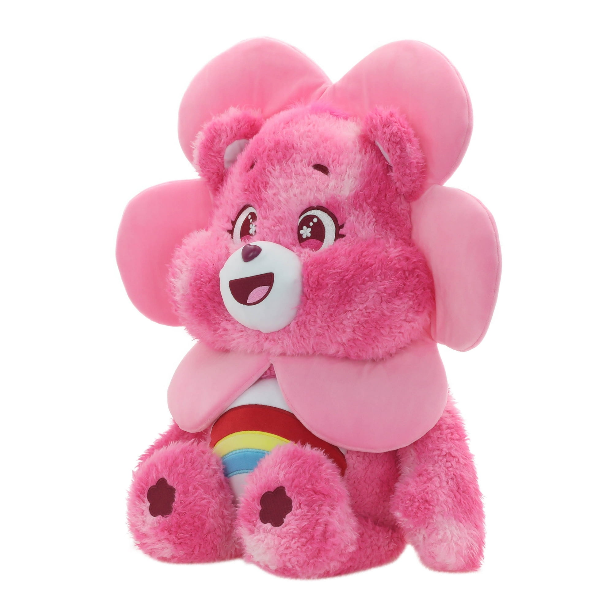 29” Pink Care Bears Plush – Cheer Bear with Flower Bonnet