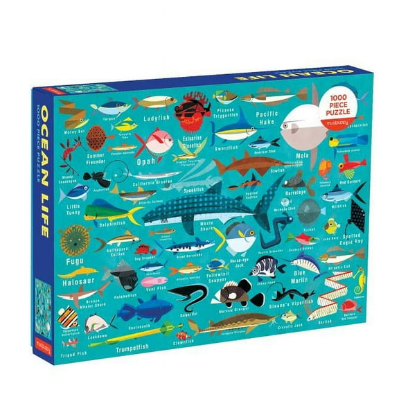 Mudpuppy - Ocean Life - 1000 Piece Family Jigsaw Puzzle