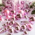 thumbnail image 2 of Bearachild Juego de adornos navideños duraderos y seguros de 30 piezas para decoraciones festivas duraderas Navidad Kits de decoración para fiestas oro rosa, 2 of 6