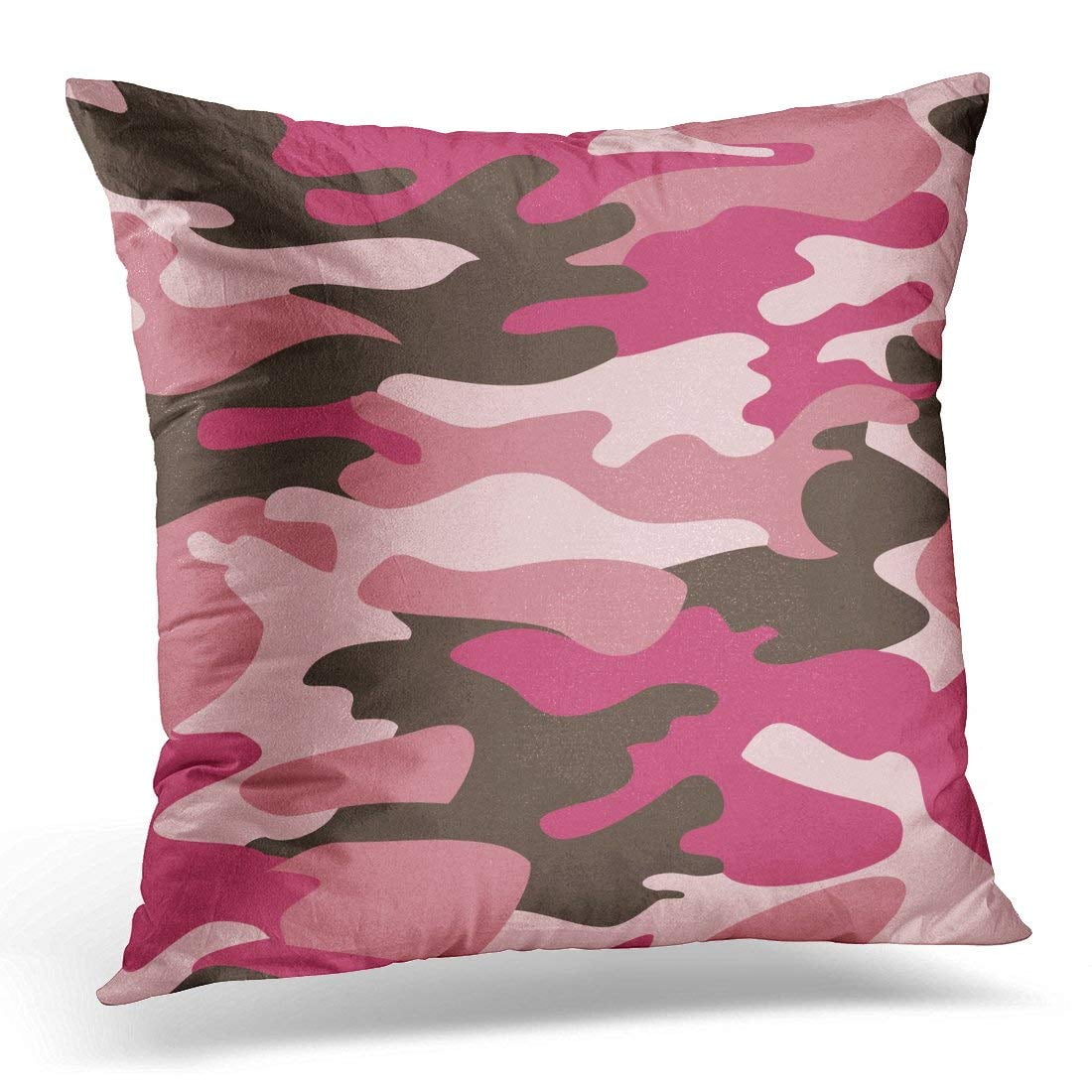 ARHOME Pink Camo Camouflage Pattern Beige Soldier Pillow Case Pillow