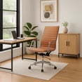 thumbnail image 3 of 2xhome Ergonomic Executive Office Chair with High Back Arm Rest Tilt Adjustable Height With Wheels Swivel Home Office Task Chair, Beige, Set of 1, 1 piece, 3 of 15