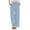 Blue, variant on Palazzo Pants for Women 2026 Spring Elastic Waist Wide Straight Leg Loose Flowy Casual Work Pants Slacks with Pockets
