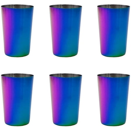 

Gifts Infinity Stainless Steel 2oz set of 6 rainbow shot glasses (Rainbow Shot)