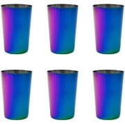 Gifts Infinity Stainless Steel 2oz set of 6 rainbow shot glasses (Rainbow Shot)