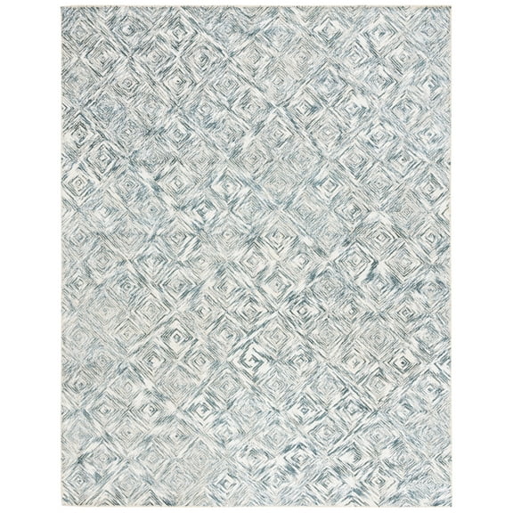 SAFAVIEH Soho Deandre Abstract Area Rug, Ivory/Green, 8' x 10'