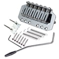 thumbnail image 1 of Electric Guitar Single Locking Tremolo Bridge Set Pulling String Plate Set Silver Black Shenzhuyue, 1 of 9