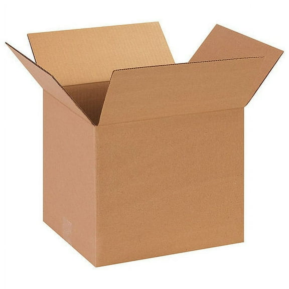ZoroSelect Corrugated Boxes, 13" x 11" x 11", Kraft, 25/Bundle
