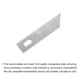 thumbnail image 5 of Uxcell Exacto Knife Blades #19 Hobby Knife Blades Precision Exacto Blades Hobby Knife Blade Refills 60 Pack, 5 of 6