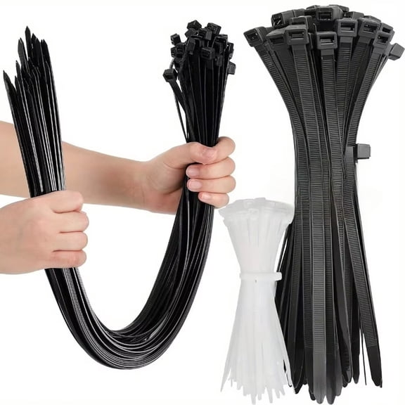 2026 100 Pcs Nylon Cable Ties 3100mm 1.9MM Width Thickened