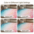 thumbnail image 7 of ODIKA 9'x12' Washable Area Rug Mermaid Gradient Fish Scale Ombre Seashell Border for Dining Room, Basement, Large Office, Non-Slip Chair-Friendly, 7 of 7