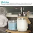 Soap Lotion Dispenser Lid for Mason Jar, TSV Rust Proof Stainless Steel