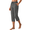 Deep Grey, variant on Rosvigor Womens Hiking Capri Pants High Waisted Drawstring Athletic Joggers Quick Dry Workout Lounge Travel Cropped