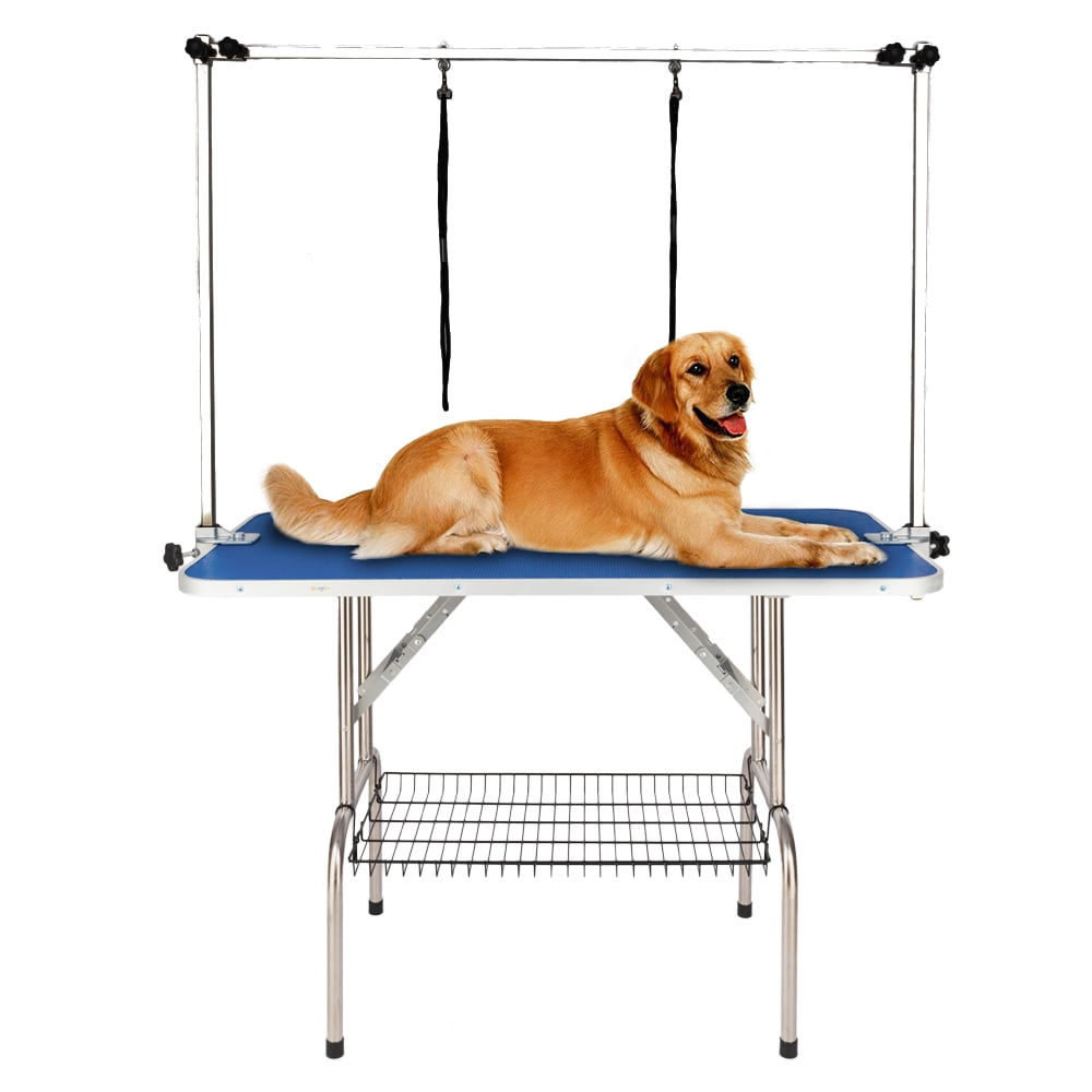 VINGLI Dog Grooming Table, Trimming Table Drying Table with Arm Noose
