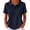 Dark Blue -AG12, variant on Nestiefly Womens Waffle-Knit Polo Shirts Short Sleeve Golf Collared Dressy Shirt Summer 2026 Relaxed Fit Tennis Fashion Tops Gray 2XL