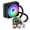 Black, variant on Dracaena AIO CPU Cooler, Color Change Remote, 120mm Radiator, ARGB PWM Fans Quiet less than 27DBA, Compatible with AMD AM5/AM4-Intel LGA 1700/1200/115X, Leakproof Technology, High Flow Pump, Black