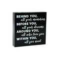 thumbnail image 2 of Graduation Quote Wood Box Sign Decor – Rustic Wooden Desk and Shelf Block Sign for Home Office, Inspirational Grad Gift Decoration, 2 of 7