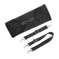 thumbnail image 3 of Almohada de viaje rellenable para equipaje extra Funda de almohada en forma de U Accesorios de viaje Negro, 3 of 9