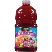 (8 pack) (8 Pack) Langers 100% Juice, Apple Grape With Vitamin C, 64 Fl Oz, 1 Count