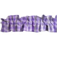 thumbnail image 5 of Gingham Checkered Cotton Curtain Sleeve Topper Window Treatment, 5 of 10