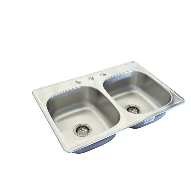 Fregadero Cocina Empotrar 2 Tinas 84x56x18 C110 Eb Técnica Línea Clásica