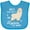 Turquoise, variant on Inktastic Gigi's You Say Alpaca My Bags Boys or Girls Baby Bib