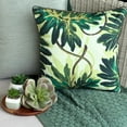 thumbnail image 2 of The HomeCentric Cushion Cover For Chair Cushion Cover Decorative Pillow Covers Pack of 2 22x22 inch (55x55 cm) Green Cotton Throw Pillow Covers Handmade Pillow Covers Style Easter - Tropical Girl, 2 of 10