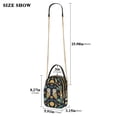 thumbnail image 2 of FORMRS Crossbody Bag for Women Quilted Travel Shoulder Cell Phone Purse with Chain Strap Handbag, Brown Mystical Owls, 2 of 7
