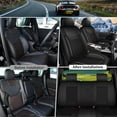 thumbnail image 6 of Full Set Seat Covers Fit for Honda Civic 2020-2025, Faux Leather Car Seat Covers, Waterproof & Airbag-Compatible Seat Cushion Automotive Seat Protectors(5 Seats, Black), 6 of 8
