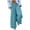 Blue, variant on Oversized Linen Pants for Women Drawstring Baggy Palazzo Pants Summer Band Straight Wide Leg Pants with Pockets Wine S