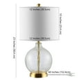 thumbnail image 3 of SAFAVIEH Lovell 23 in. Glass Table Lamp, Clear, 3 of 3