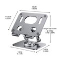 thumbnail image 4 of Adjustable Desktop Tablet Phone Holder Universal Laptop Pad Riser Bracket 360°, 4 of 15
