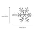 thumbnail image 2 of Uonlytech 12pcs Baby Hair Pins With Snowflake Alloy Styling Women For Special Events, 2 of 8