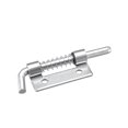 thumbnail image 1 of Cerradura de barril con resorte Unique Bargains, 2.2" para puerta de muebles, con acabado en zinc, para diestros, 1 of 2