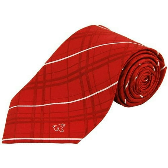 Red Boston Red Sox Oxford Woven Tie