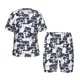 thumbnail image 1 of Fotbe Cartoon Raccoon Pijama Estampada de 2 Piezas para Niños – Ropa de Dormir de Manga Corta Cómoda para Niños y Niñas, Camiseta y Shorts de Algodón-3X-Large, 1 of 6
