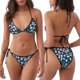 thumbnail image 3 of Fotbe Dental Traje de Baño para Mujer de Dos Piezas – Bikini Sexy de Tirantes Tipo Halter con Diseño Triangular, 3 of 6