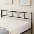 thumbnail image 4 of COZONY Full Bed Frame Black Iron Platform With Headboard and Footboard,77.6*54.7*35.1",Firm Support Structure,12.2-Inch Underbed Storage,No Springs Required,Easy Assembly,Modern Style Furniture, 4 of 7