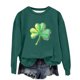 thumbnail image 4 of Blusas y camisas de manga larga con cuello redondo para niños Estampado del Día de San Patricio Estampados de manga larga Casual Suelto Forro polar para mayor calidez Sudadera con capucha de manga lar, 4 of 5