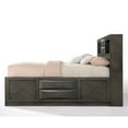 thumbnail image 4 of Acme Furniture Storage Bed King, Gray Oak, 4 of 11