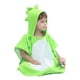 thumbnail image 4 of Toallas de baño infantiles LOLANTA con capucha de rizo, diseño de dinosaurio, poncho para piscina y playa para niños (Verde #B, 4-6 años), 4 of 7