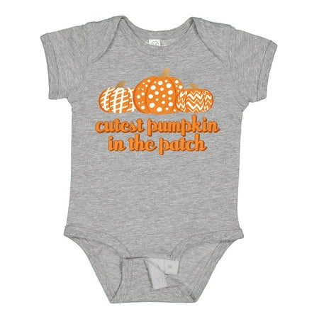 

Inktastic Cutest Pumpkin in the Patch Gift Baby Boy or Baby Girl Bodysuit