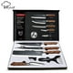 thumbnail image 1 of Juego de Cuchillos de Chef MYVIT Cuchillo Tijeras Acero Inoxidable 6 Uds con Estuche de Regalo, 1 of 8