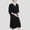 Black-02, variant on LONKITO Men's Pajama Nightshirt Long Nightgown Comfort Lounge Sleep Shirt Short Sleeve Nightshirts