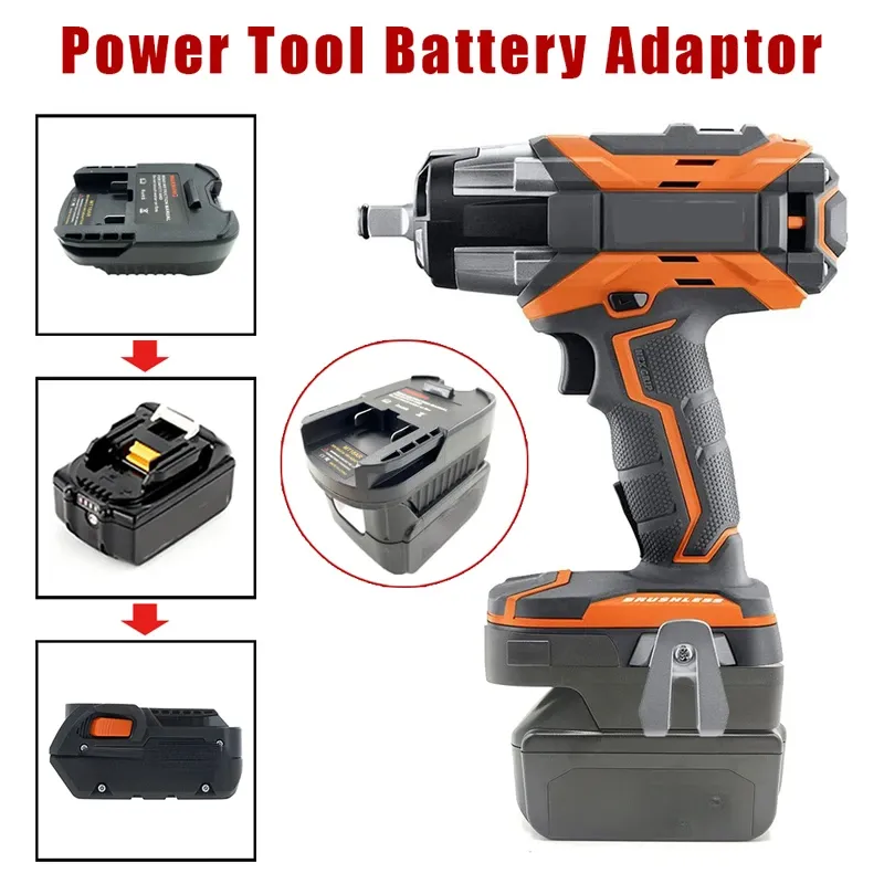 Battery Adapter Converter For  Mil*wau*kee/De*walt 18V Battery convert To Metabo 18v Power Tool Use