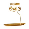 thumbnail image 4 of Candelabro giratorio con bandeja Macarena adorno luz de té decorativa duradera Oro Portavelas giratorio, 4 of 8