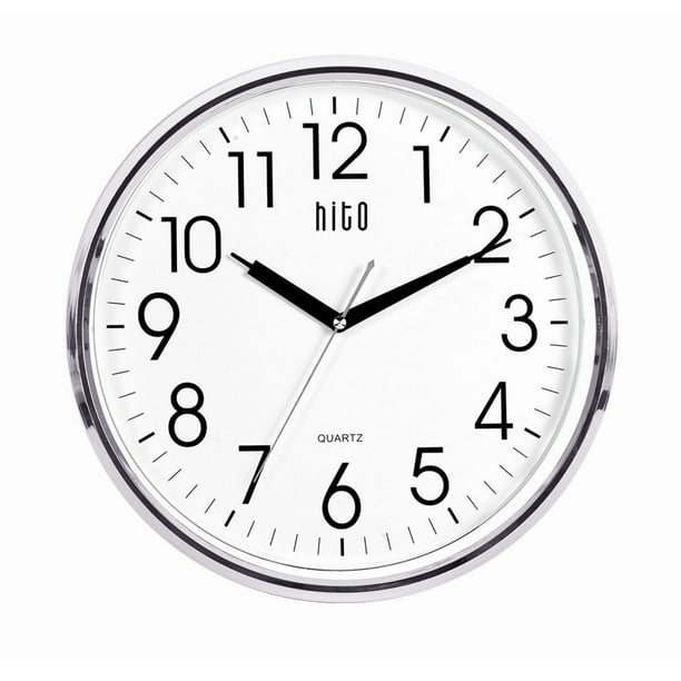 hito Silent Wall Clock Non Ticking Large Oversized Excellent Accurate