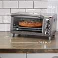 thumbnail image 3 of Black+Decker TO1760SS - Horno tostador de 4 rebanadas con convección natural, acero inoxidable, 3 of 8