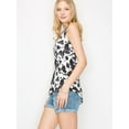 thumbnail image 4 of Womens Tank Casual Halter Spaghetti Strap Flowy Printed Vest Shirts Sleeveless Summer Tee Blouses, 4 of 60