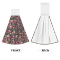 thumbnail image 2 of Sikiie Rose Mix Leopard Hand Towel with Loop Hanging Towel Absorbent Tie Towels for Kitchen Tea Bar Bathroom Decor, 2 of 7