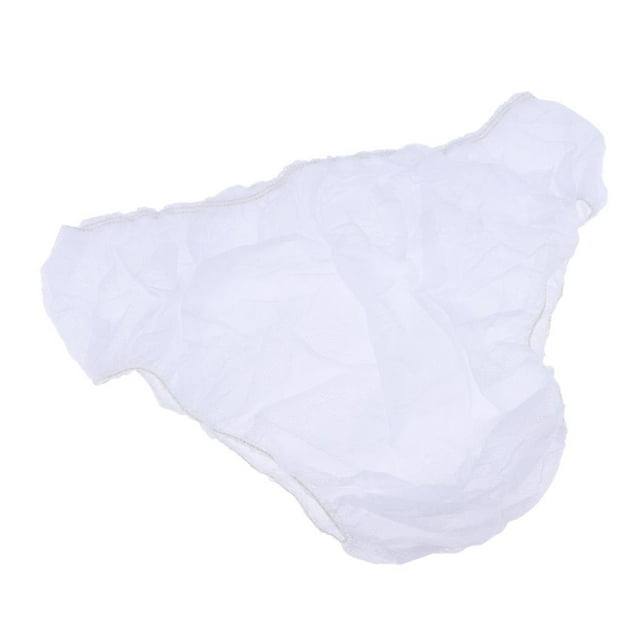 50 PCS Bragas desechables no tejidas Damas / Niñas / Mujeres Ropa interior Calzoncillos Kits -, Blanco Colcomx Ropa interior de viaje